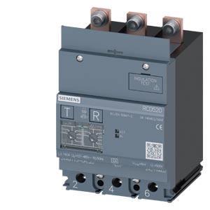MODULO DIFERENCIAL RCD520 100-480V 0,03...5 A P/INTERRUPTOR AUT 3VA1 160 3VA91130RL20