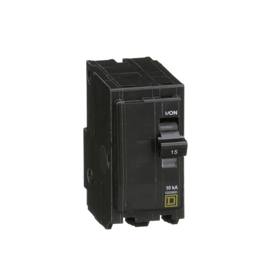 INT TERMOMAGNETICO MINIATURA 2 X 15 A SQUARE D 10 KA QO215