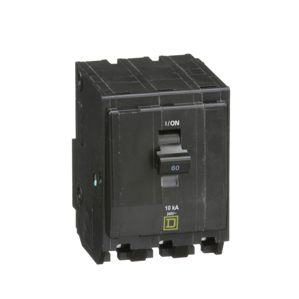 INT. TERMOMAGNETICO ENCHUFABLE DE 3 X 60 AMP. QO360 SQUARE'D