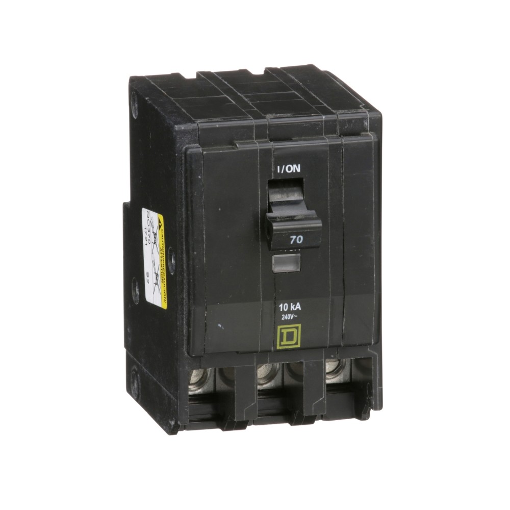 INT. TERMOMAGNETICO ENCHUFABLE DE 3 X 70 AMP. QO370 SQUARE'D