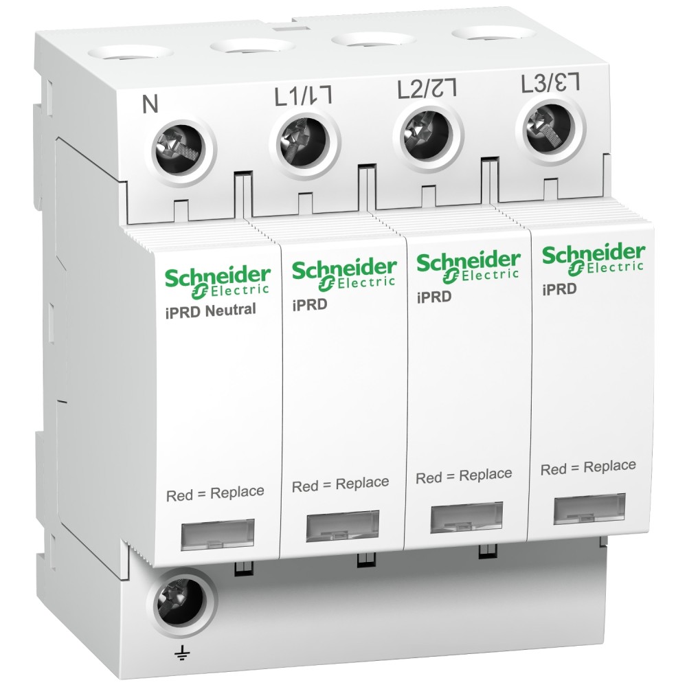 LIMITADOR SOBRETENSION 4P 350VAC 50KA C/CARTUCHO ENCHUFABLE IPRD A9L40600