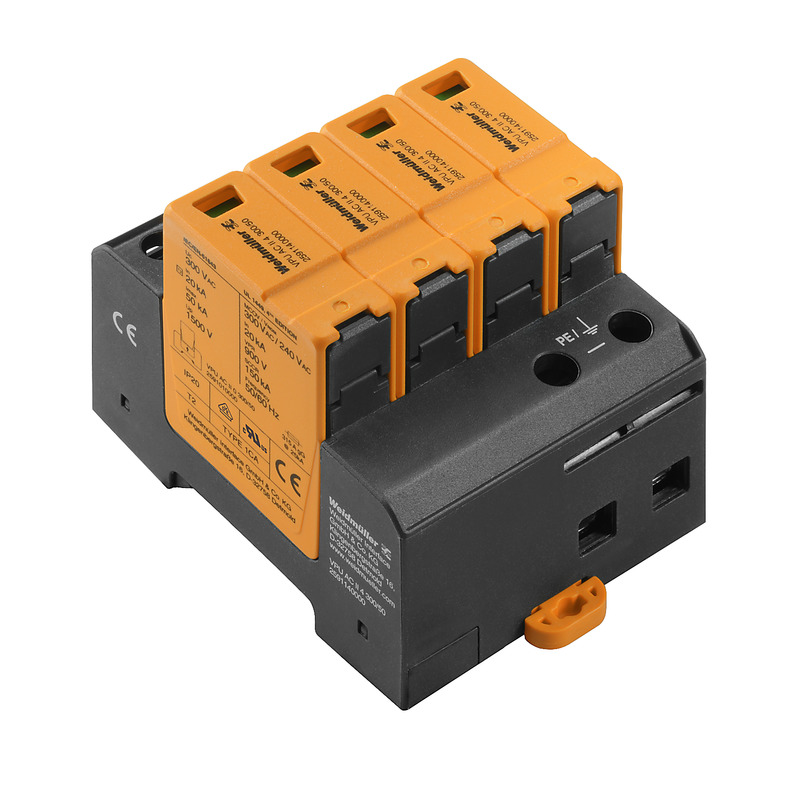 LIMITADOR SOBRETENSION CL III 4P 230VAC 50KA VPU AC II 4 300/50
