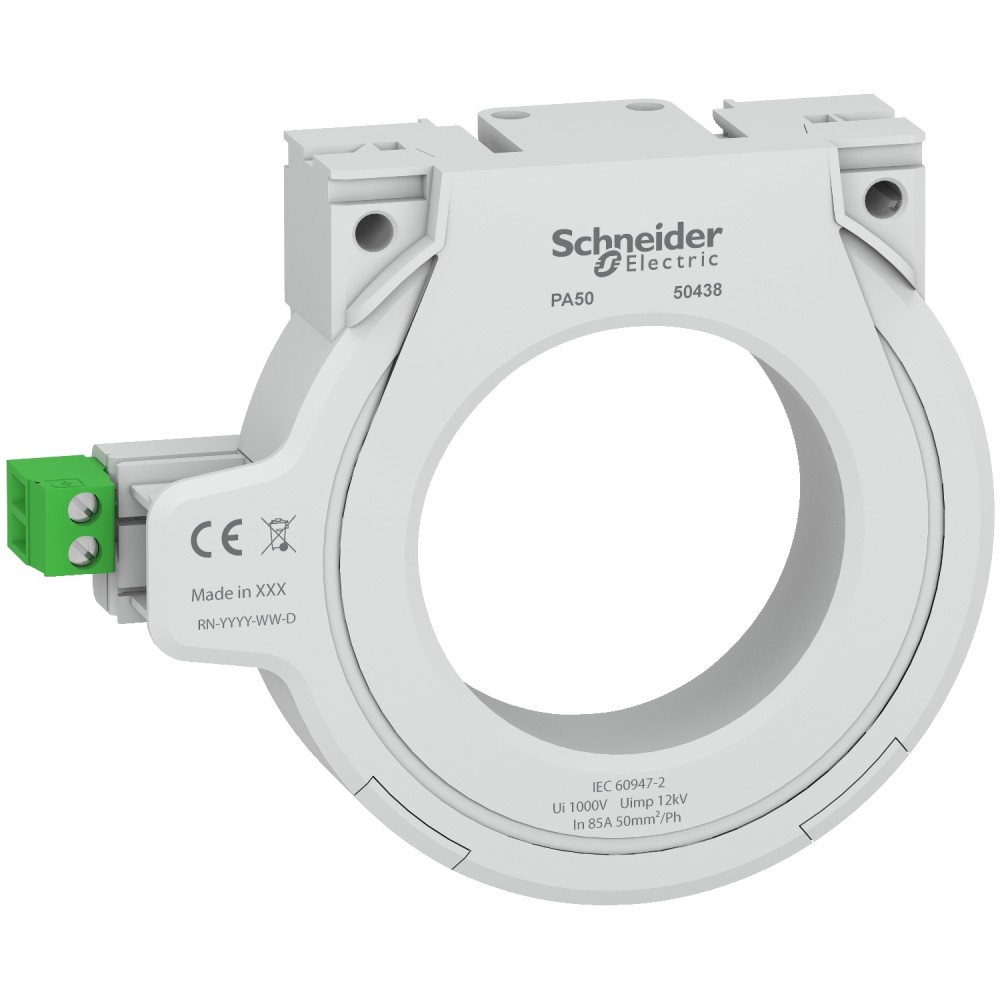 TRANSFORMADOR CORRIENTE NUCLEO CERRADO 85A 50MM VIGIREX PA50 50438