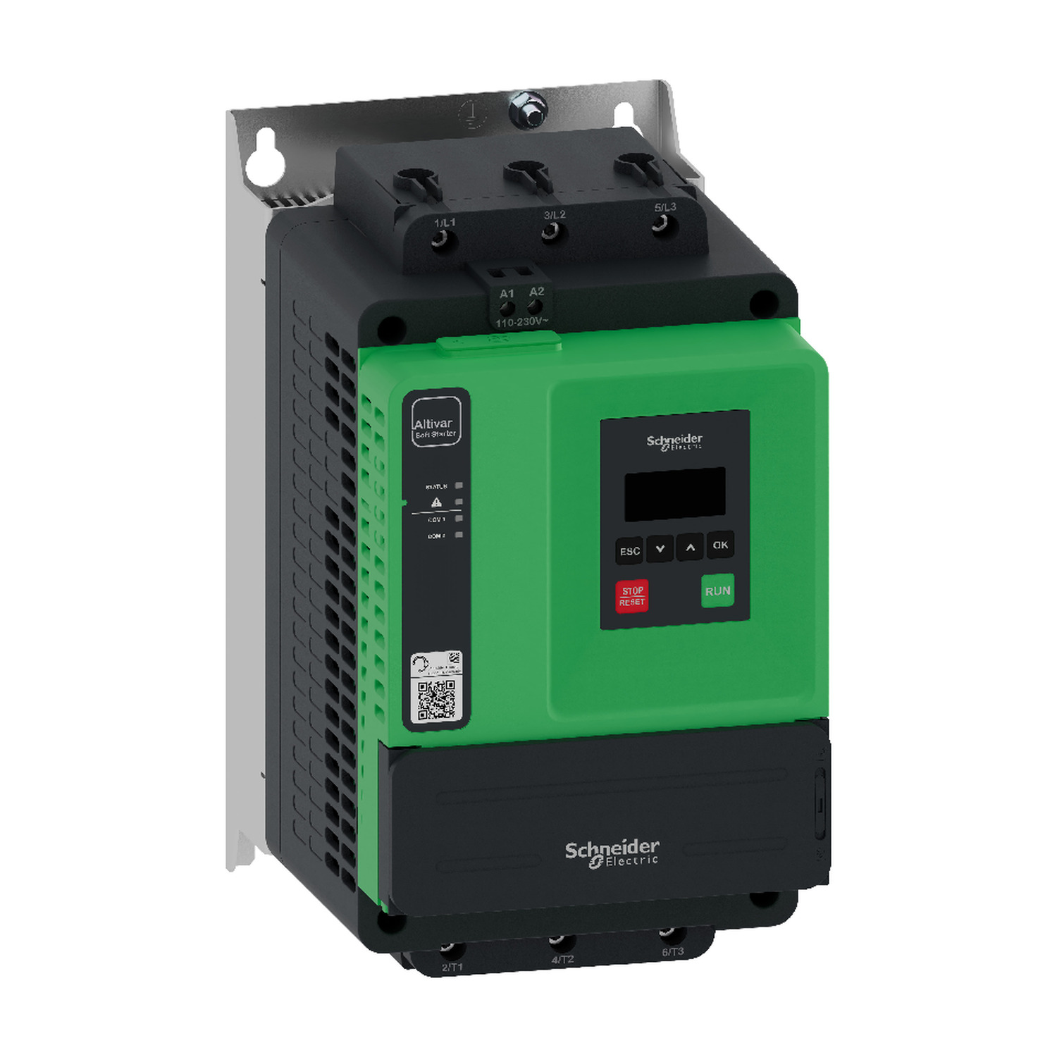 ARRANCADOR ELECTRONICO SUAVE 75A 20/60HP 208/600V CONTROL DE 110-230VAC ATS430D75S6