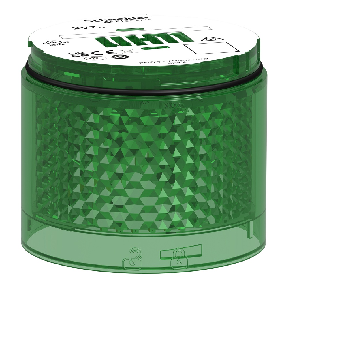 ELEMENTO LUMINOSO P/BALIZA LED PERMAN VERDE 24VAC/VDC 70MM HARMONY XVB7C23