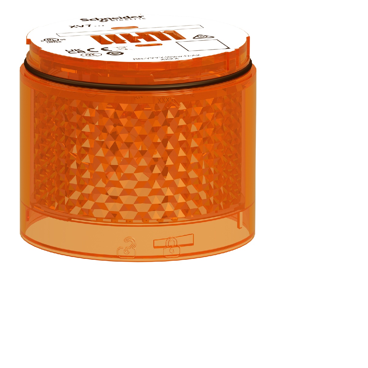 ELEMENTO LUMINOSO P/BALIZA LED INTERMIT NARANJA 24VAC/DC 70MM HARMONY XVB7C55
