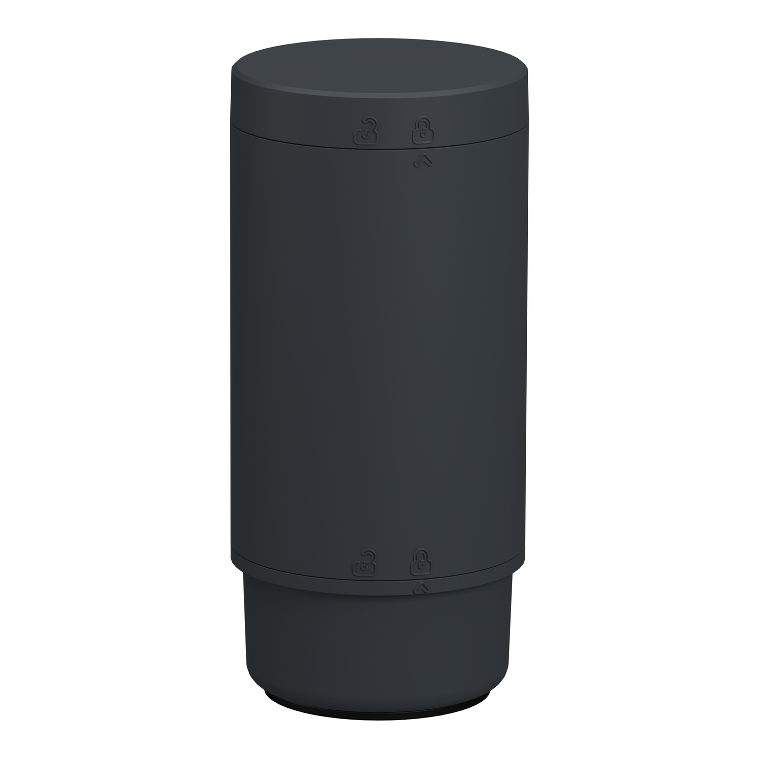 UNIDAD C/BASE Y TAPA PLAST NEGRO 70MM 220V P/FIJACION DE BALISA XVB7C21M