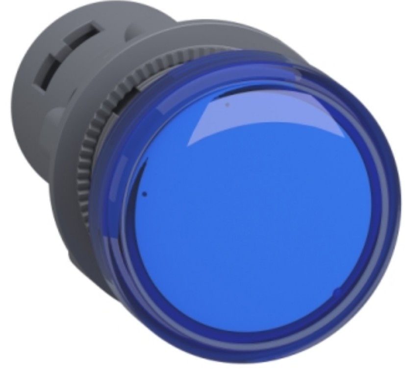 LUZ PILOTO PLAST AZUL 22MM 220VAC LED HARMONY XA2EVM6LC