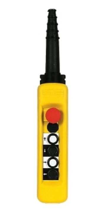 CAJA BOTONERA COLGANTE PLAST 4 PULS+1 PARADA EMER 4NA+1NC HARMONY XACA4713