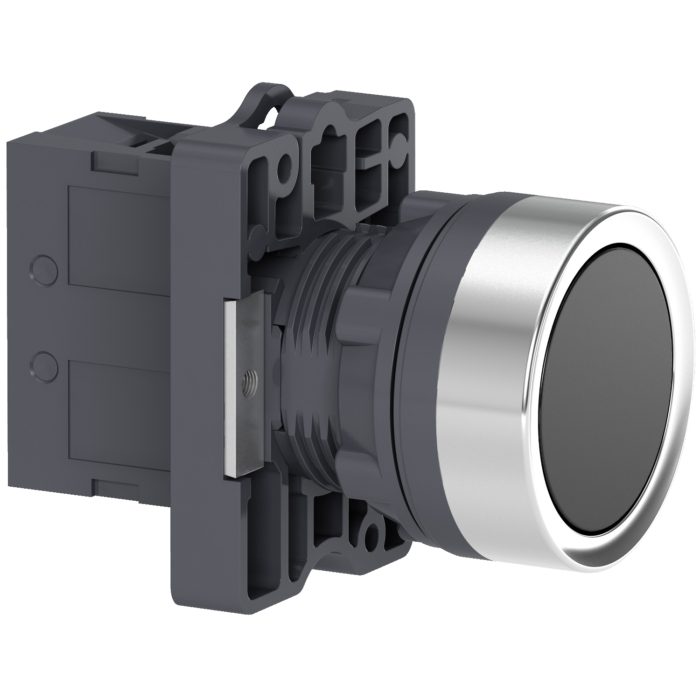 PULSADOR RASANTE PLAST NEGRO 22.5MM 1NA EASY HARMONY XA2EA21