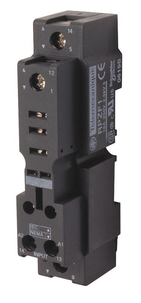 BASE P/RELE ELECTROMECANICO 250VAC HARMONY RPZF1
