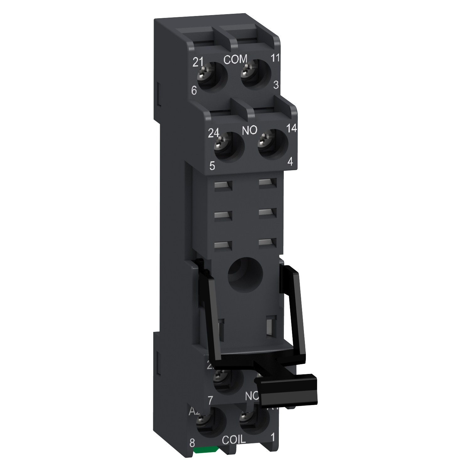 BASE P/RELE RXG 8 PINES PLUG-IN 250VAC C/ESTRIBO HARMONY RGZE08E
