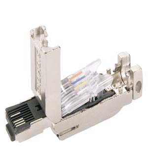 CONECTOR PLUG RJ45 BLINDADO IE FC TP CABLES 2X2 METALICO 10/100MBIT/S (50unid) 6GK19011BB102AE0