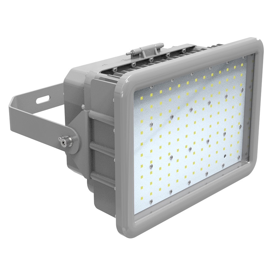 LUMINARIA LED REFLECTOR 300W 100-277V 5000K IP66 GRIS 45000LM FLOODLIGHT HZ