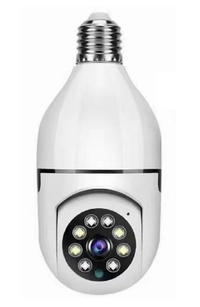 CAMARA IP INT TIPO LAMP C/REFLECTOR LED SMART FULL HD 1080P WI-FI 128GB 110-240V E27
