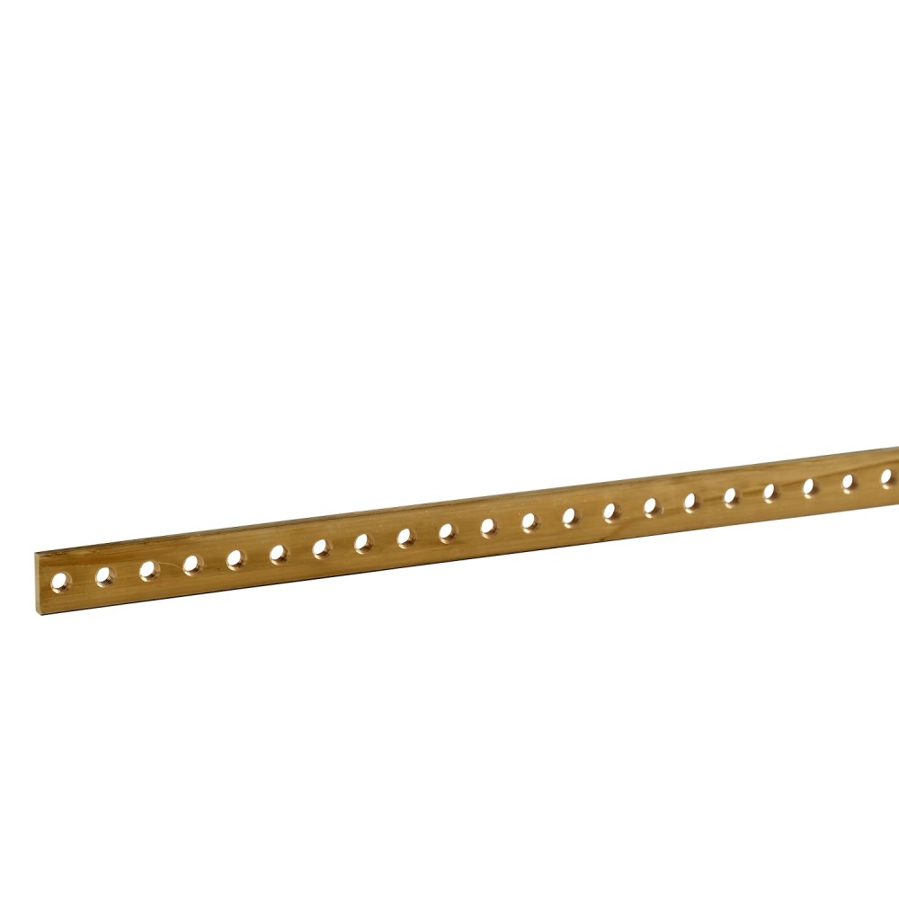REGLETA 87 PUNTOS M5 15X3X1000MM P/PUESTA A TIERRA SPACIAL NSYECB1M153