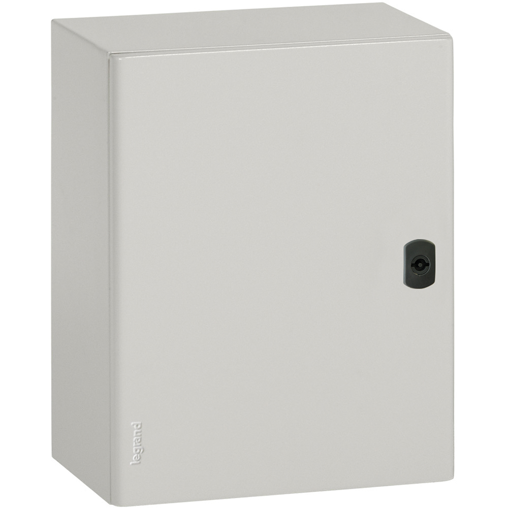 TABLERO MURAL METALICO GRIS IP66 500X 400X 200MM ATLANTIC C/PLACA 036918