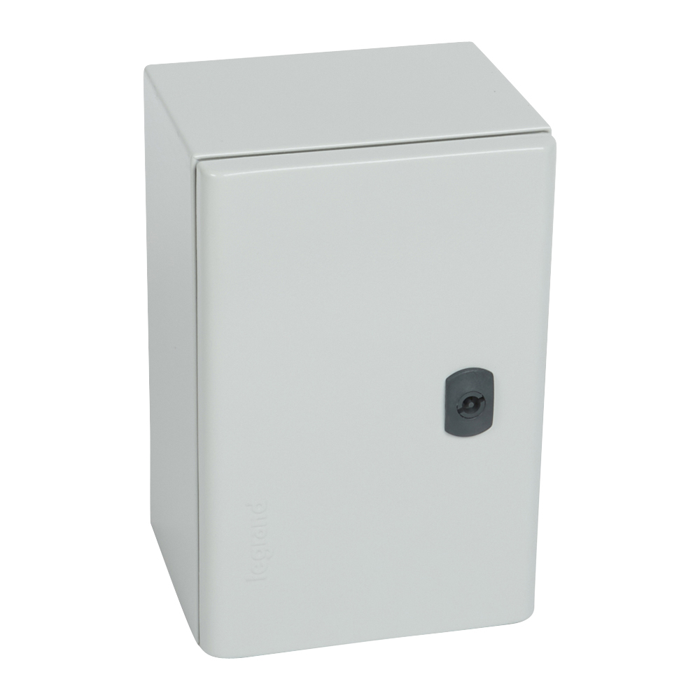 TABLERO MURAL METALICO GRIS IP66 300X 200X 160MM C/PLACA ATLANTIC 036910