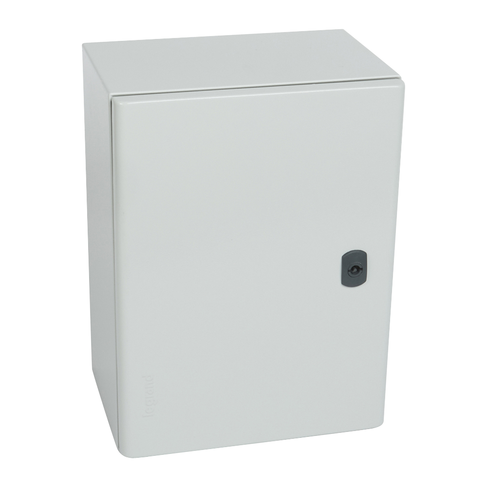 TABLERO MURAL METALICO GRIS IP66 400X 300X 200MM C/PLACA ATLANTIC 036917