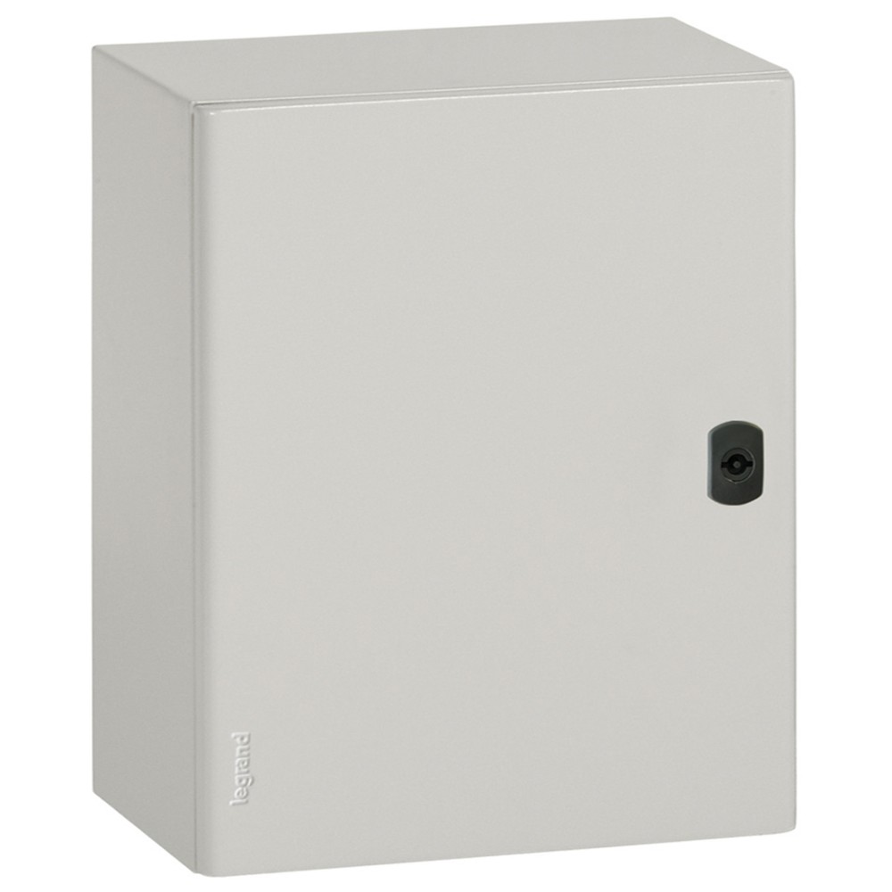 TABLERO MURAL METALICO GRIS IP66 600X 600X 250MM ATLANTIC C/PLACA 036964