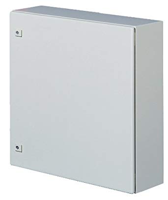 TABLERO MURAL CHAPA DE ACERO GRIS IP66/NEMA 4 500X 500X 300MM C/PLACA AE 1350500