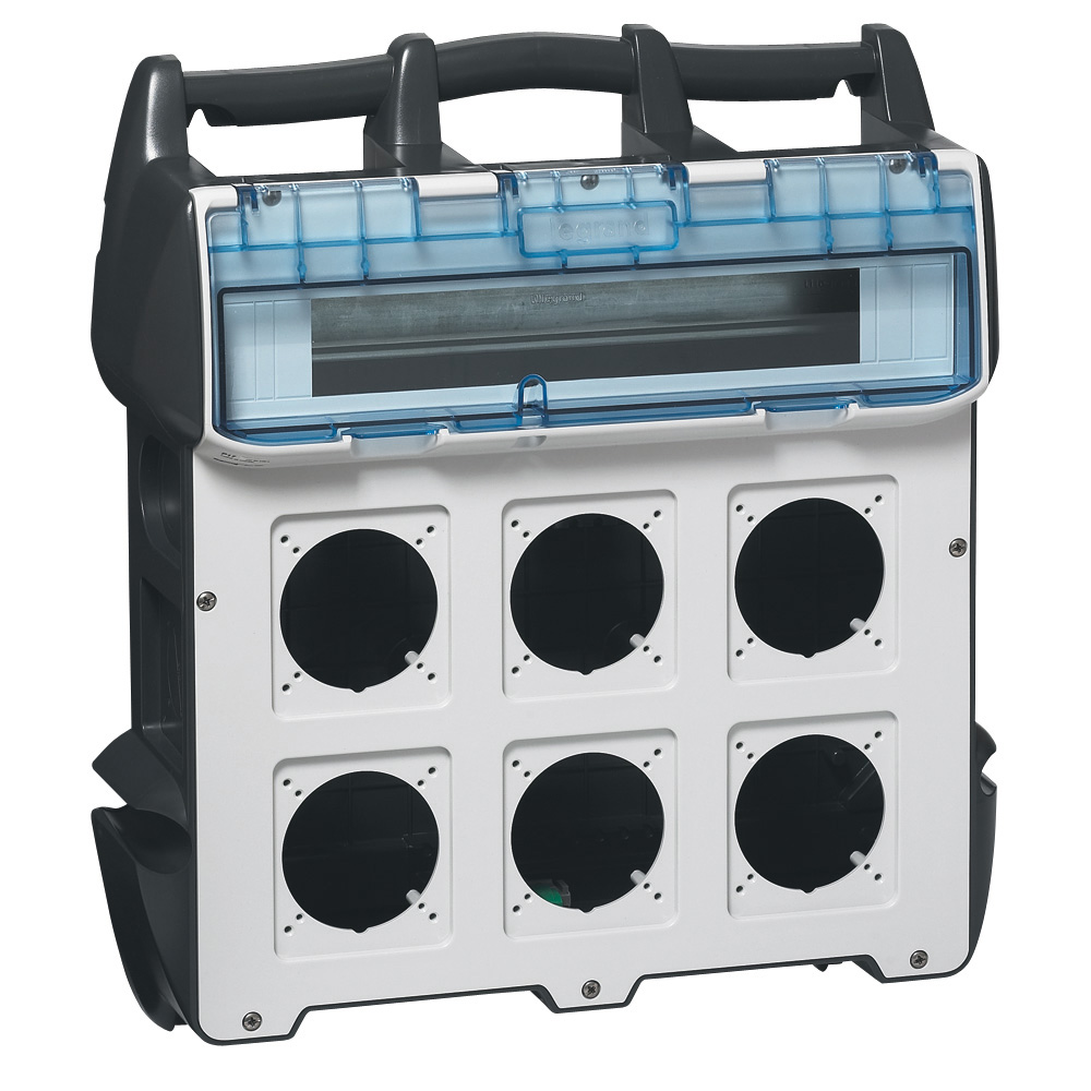 CAJA TOMA MURAL GRIS P/6 TOMAS INDUSTRIALES IP44 HYPRA 058957
