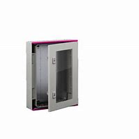 TABLERO MURAL POLIESTER GRIS IP56/NEMA12 500X 500X 300MM C/PLACA AX 1454000