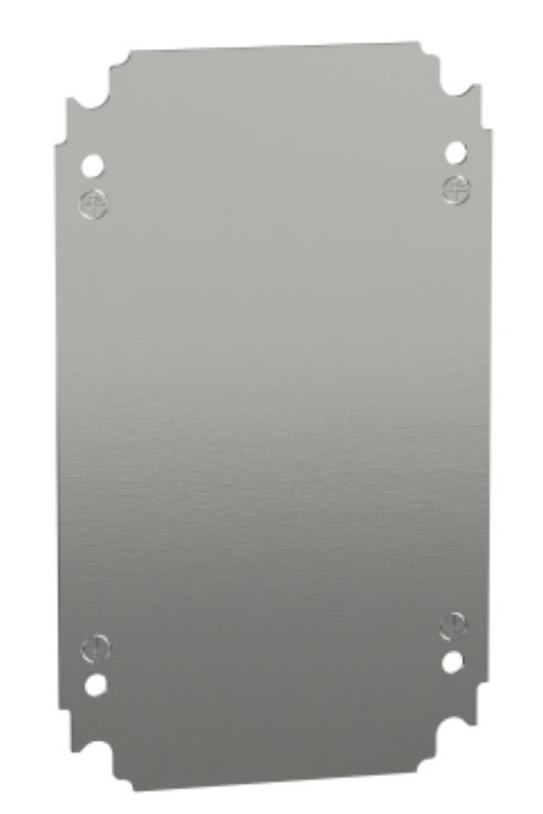 PLACA MONTAJE ACERO GALV LISA 300X 200MM P/TABLERO SPACIAL NSYMM32