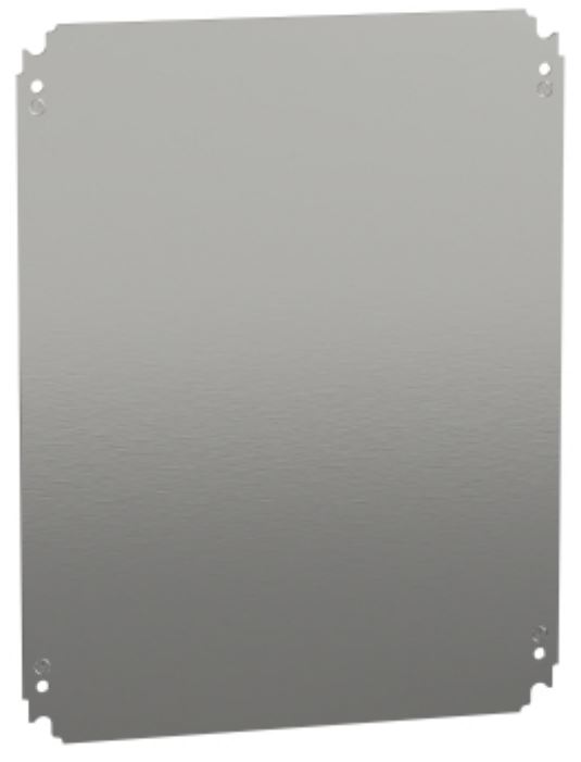 PLACA MONTAJE ACERO GALV LISA 500X 400MM P/TABLERO SPACIAL NSYMM54
