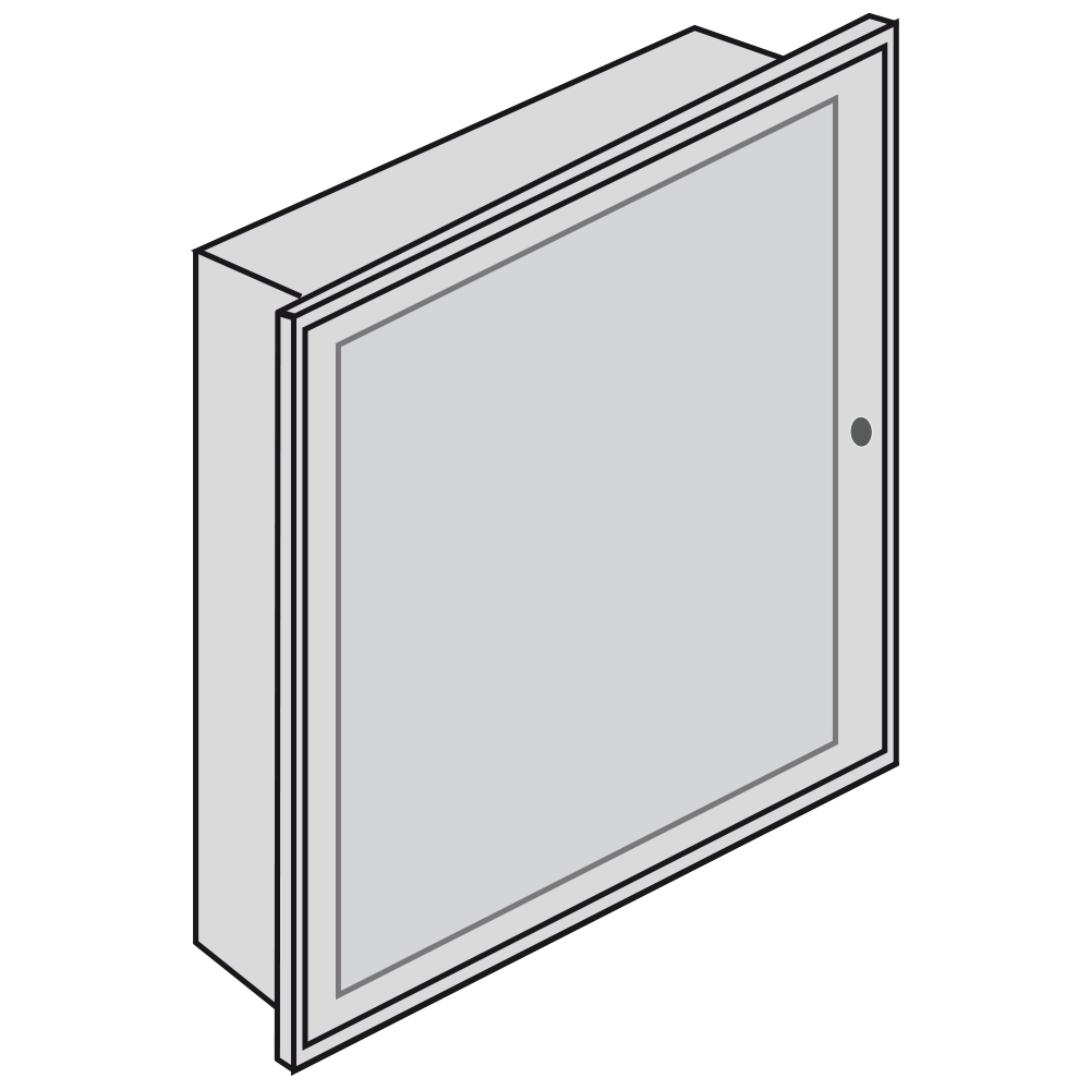 TABLERO EMPOTRABLE METALICO 54 POLOS IP30 500X 710X 90MM BTDIN E209P/54D