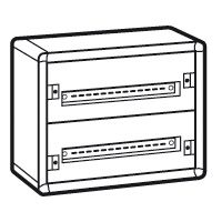 TABLERO MODULAR ADOS METALICO P/TABLERO 48 POLOS 450X575X147MM  XL3 160 020002