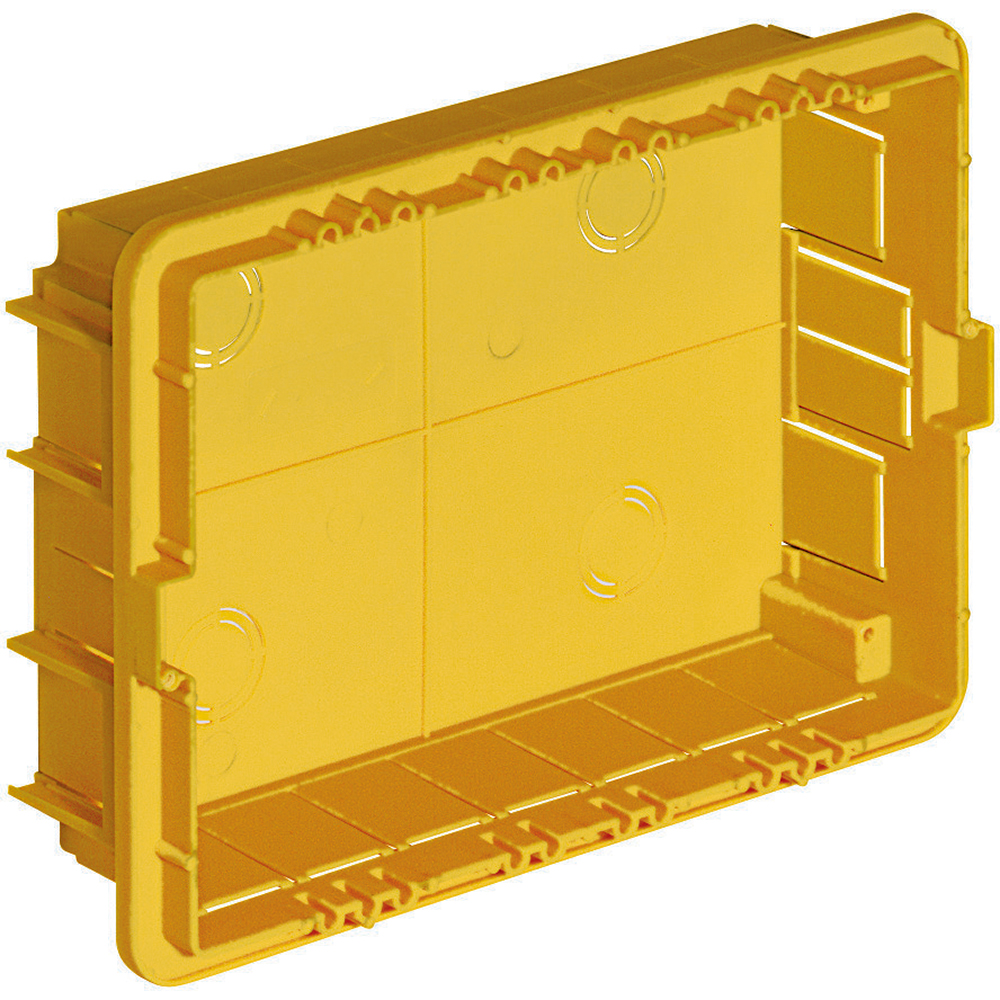 CAJA EMPOTRABLE PLASTICO 6 MOD P/TABLERO SPACIAL E215 F2156S