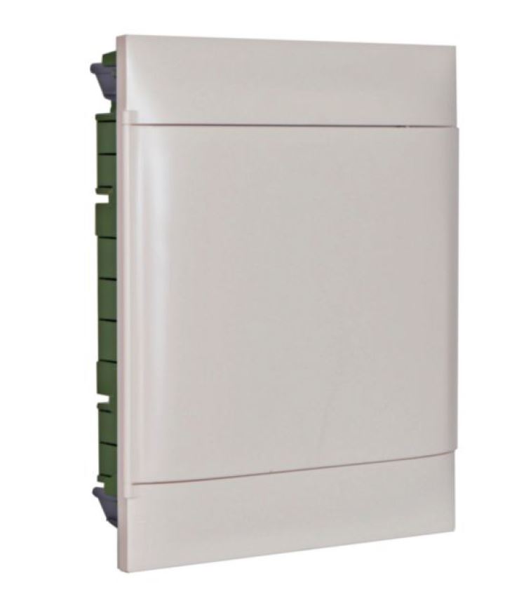 TABLERO EMPOTRABLE RESINA 24P TAPA BLANCA PRACTIBOX 135002