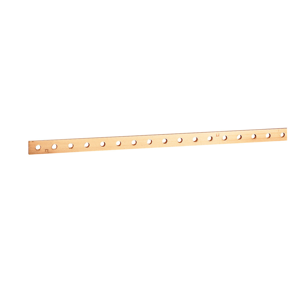 BARRA CONEXION PLANA PERFORADA 250A 25X4MM 0.990MTS 037438