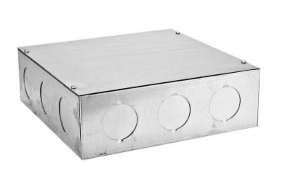 CAJA DE PASE PESADA 12 X 12 X  4  ( 300 X  300 X  100 mm)