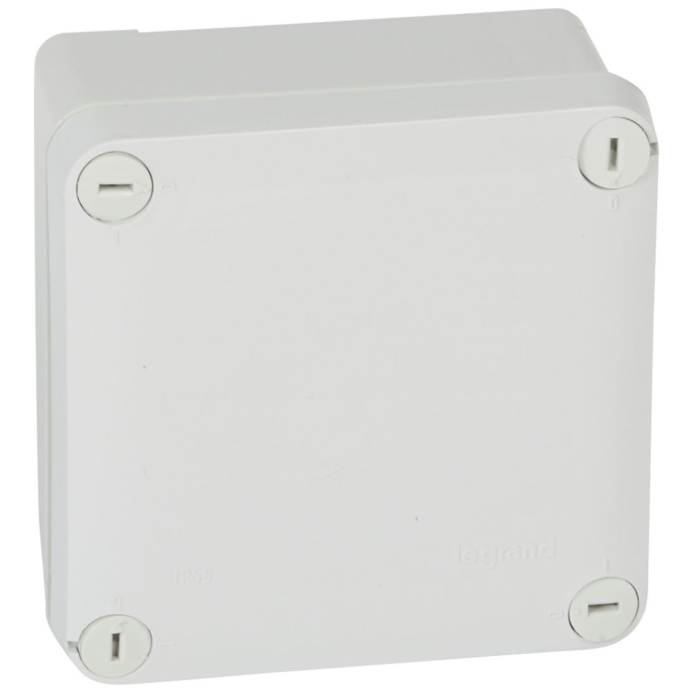 CAJA DERIVACION ADOS 105X105X55MM IP55 C/TAPA PLEXO 92020