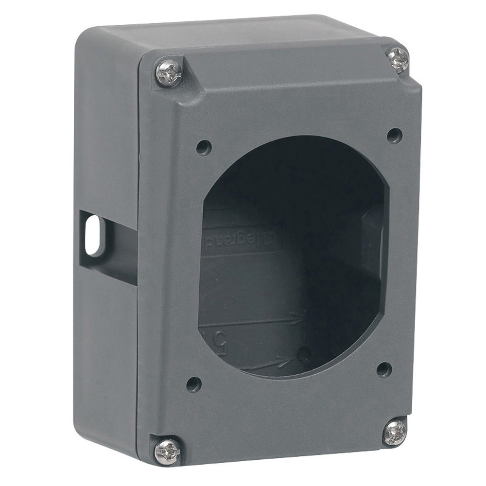 CAJA TOMA ADOSABLE PLASTICO GRIS 16A IP44 HYPRA 052229