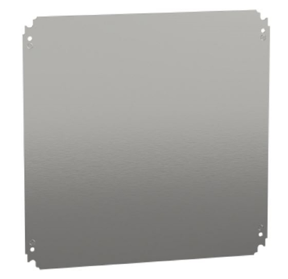 PLACA MONTAJE ACERO GALV LISA 500X 500MM P/TABLERO SPACIAL NSYMM55