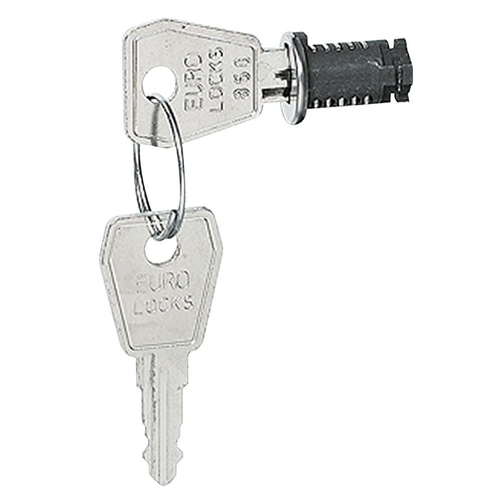CERRADURA POSICION ACERO C/2 LLAVES P/TABLERO SPACIAL F107NC1