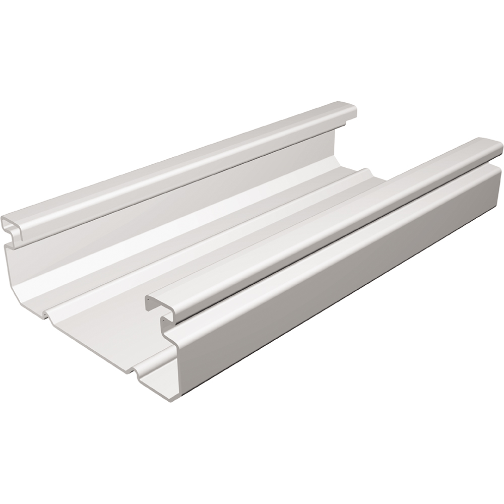BANDEJA LISA PVC GRIS RAL 7030 400X 100MM 637920