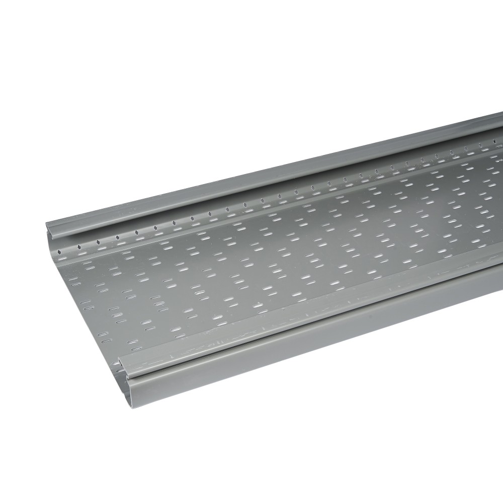 BANDEJA PERFORADA PVC GRIS RAL 7030 600X 100MM 637941