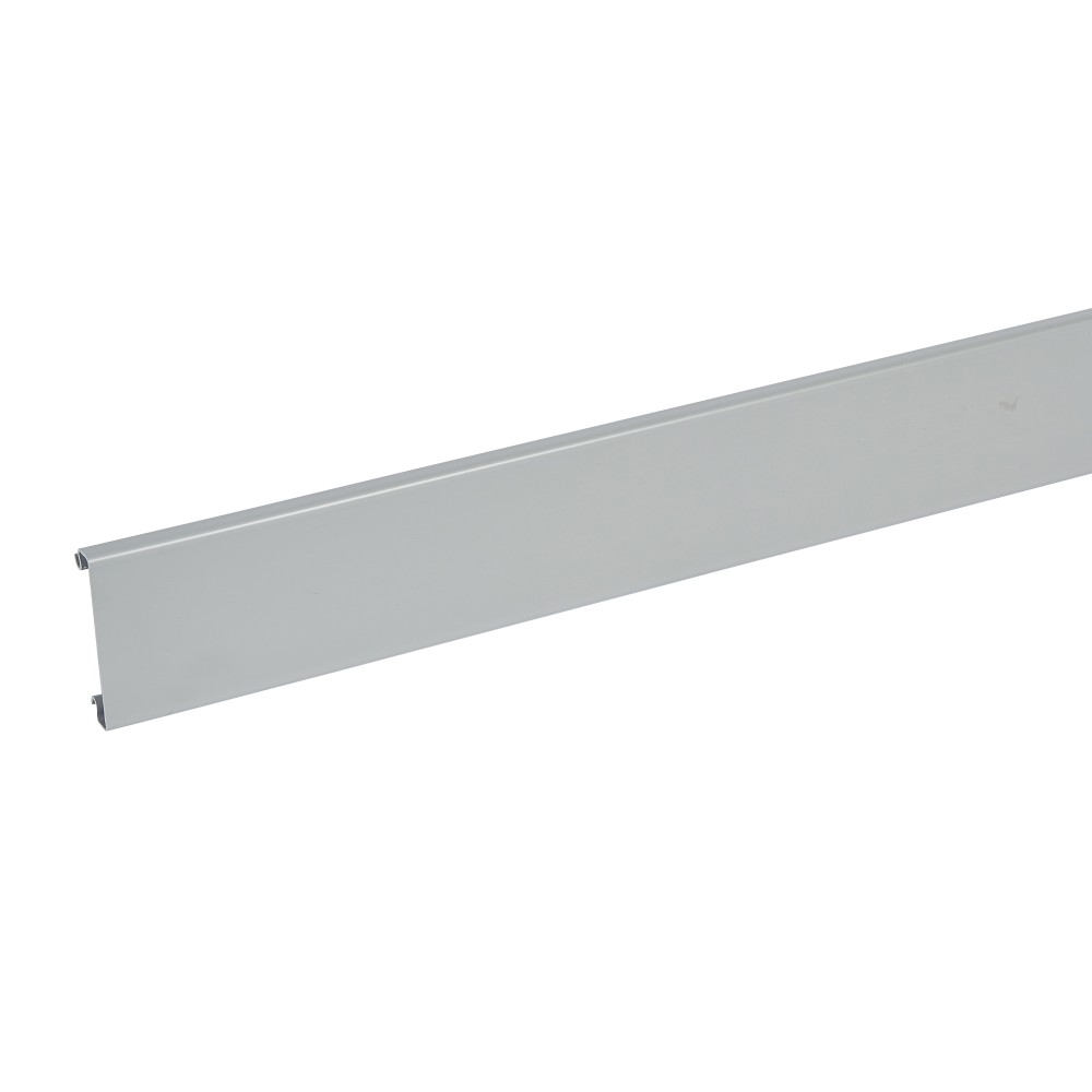 TAPA BANDEJA LISA PVC GRIS RAL 7030 75MM 637760
