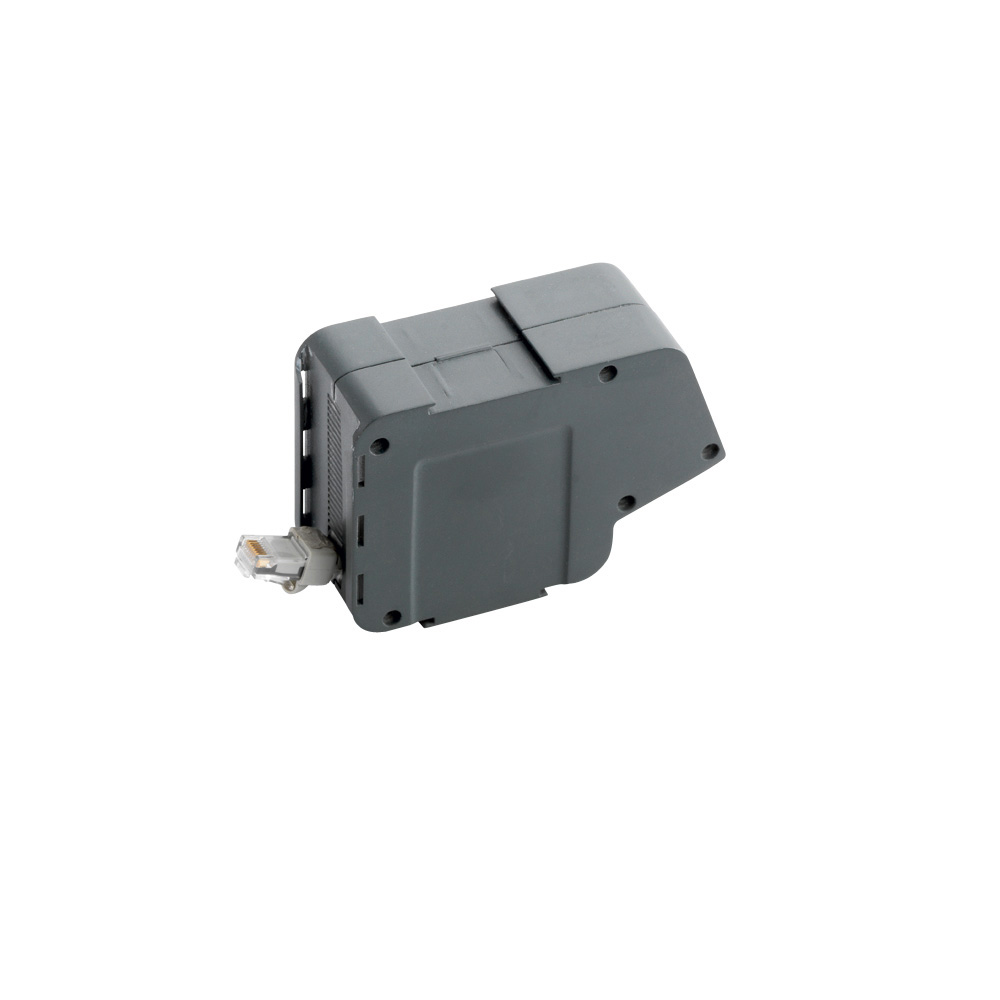 MODULO PRECABLEADO RJ45 CAT6 UTP C/CABLE RETRACTIL 054066