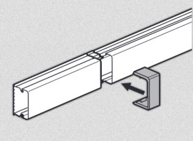 JUNTA TAPA BLANCO 60X20MM P/CANALETA DLP-S 638176