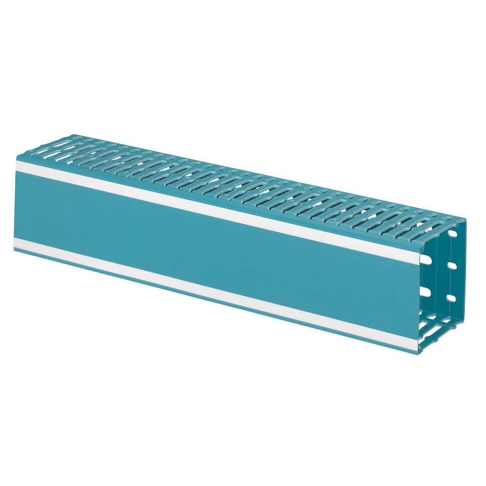 CANALETA RANURADA PVC AZUL 25X 25MM LINA 25 036200