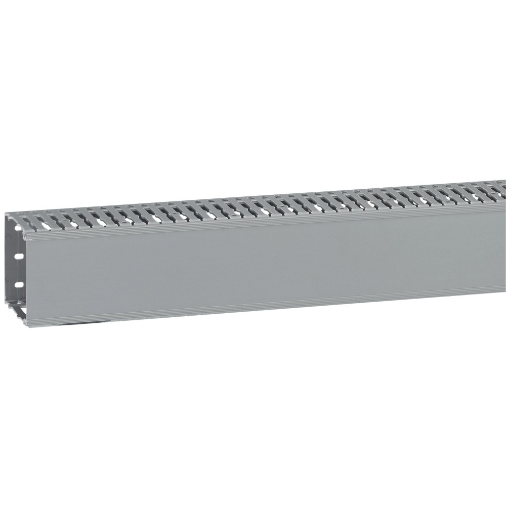 CANALETA RANURADA PVC GRIS 80X 80MM LINA 25 636117