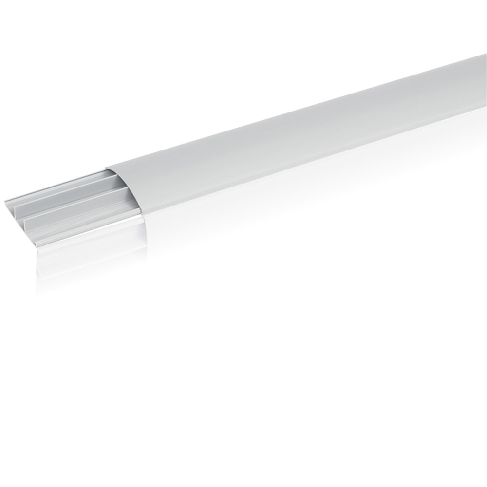 CANALETA PISO PVC GRIS RAL 7030 3 COMP 75X 18MM DLPP IP40 030093