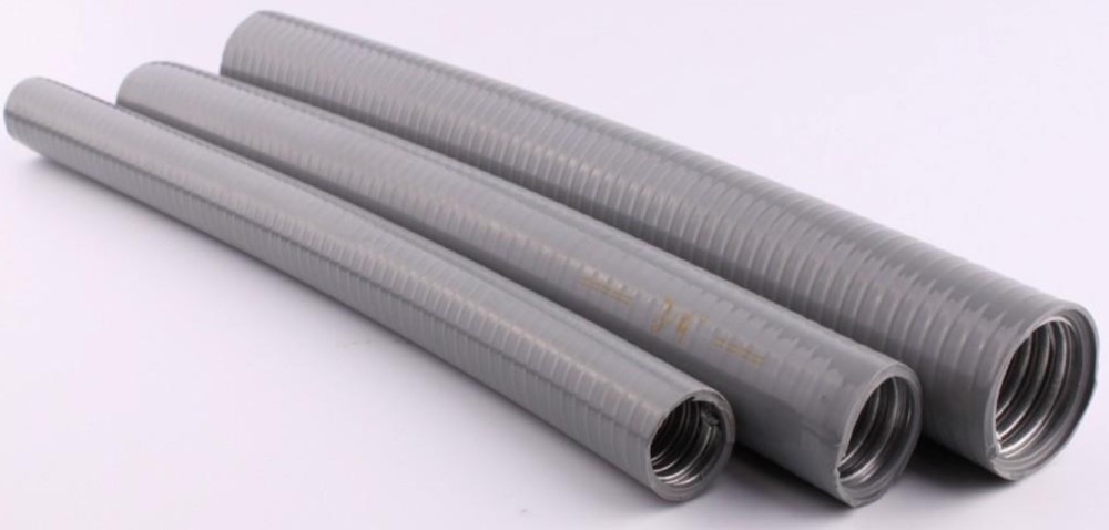 TUBERIA FLEXIBLE CONDUIT FE.GALV C/FORRO PVC 1 1/4 LIQUID TIGHT LTFC-125 - PST
