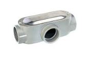 CAJA CONDULET OVALADA TIPO T 2 1/2" C/TAPA C/EMPAQUETADURA OT-0309-1