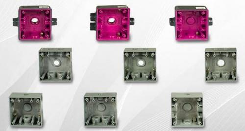 CAJA CONDULET CUADRADA TIPO X 1/2"S/TAPA C/OREJAS RC-0486-M